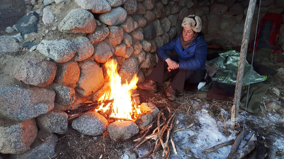 Paola Giacomini in Siberia